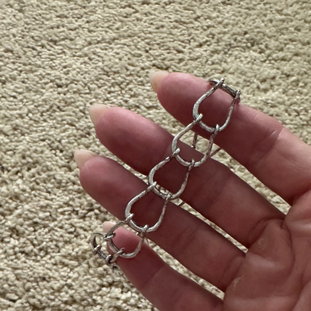 Lucky Brand Silver Link Bracelet - Horseshoe link